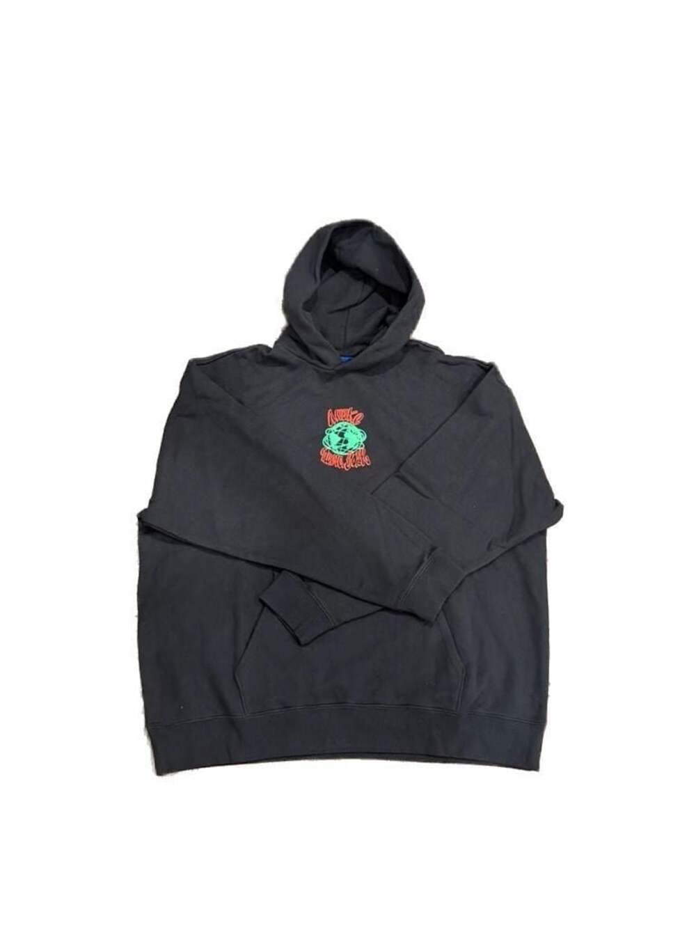 Awake NY Globe Hoodie Black Size XL